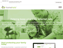 Tablet Screenshot of homehalo.net